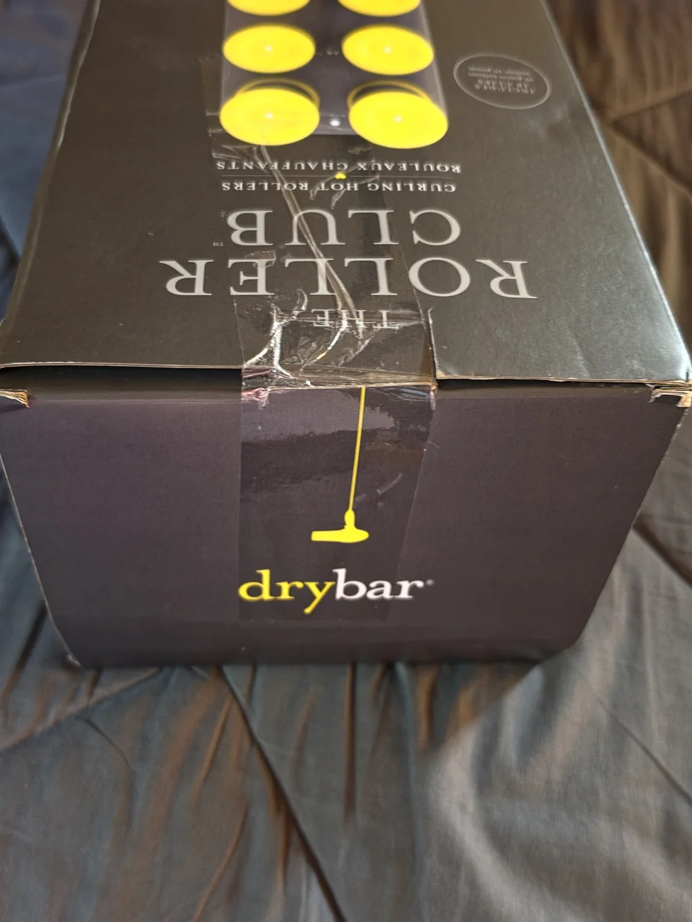Drybar The Roller Club Curling Hot Rollers - Black with Yellow Accents